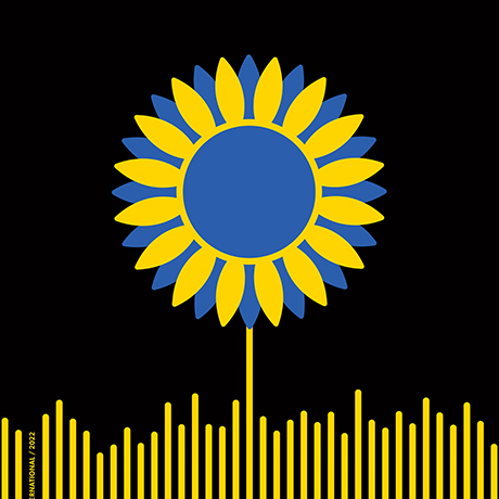 Ukraine, Designs for Peace Poster, Graphis Honerable Mention