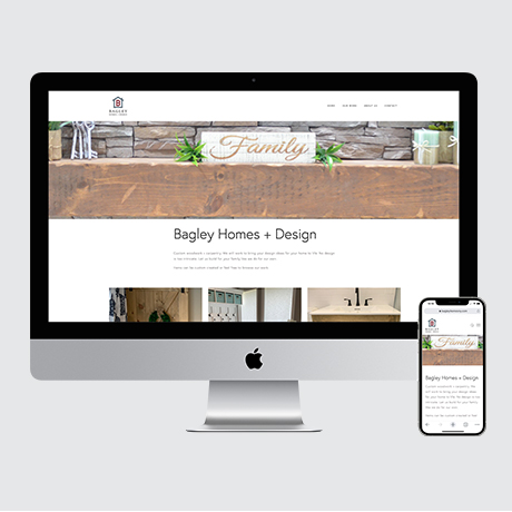 Bagley Homes + Design Website